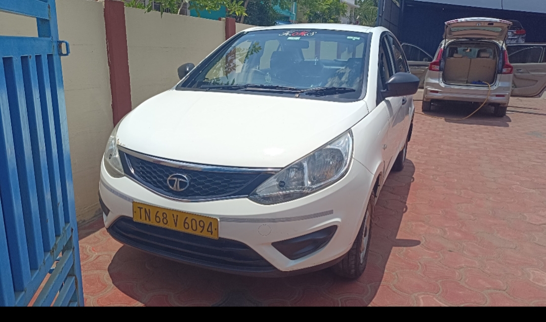 Our Tata Zest, parked and ready for a trip